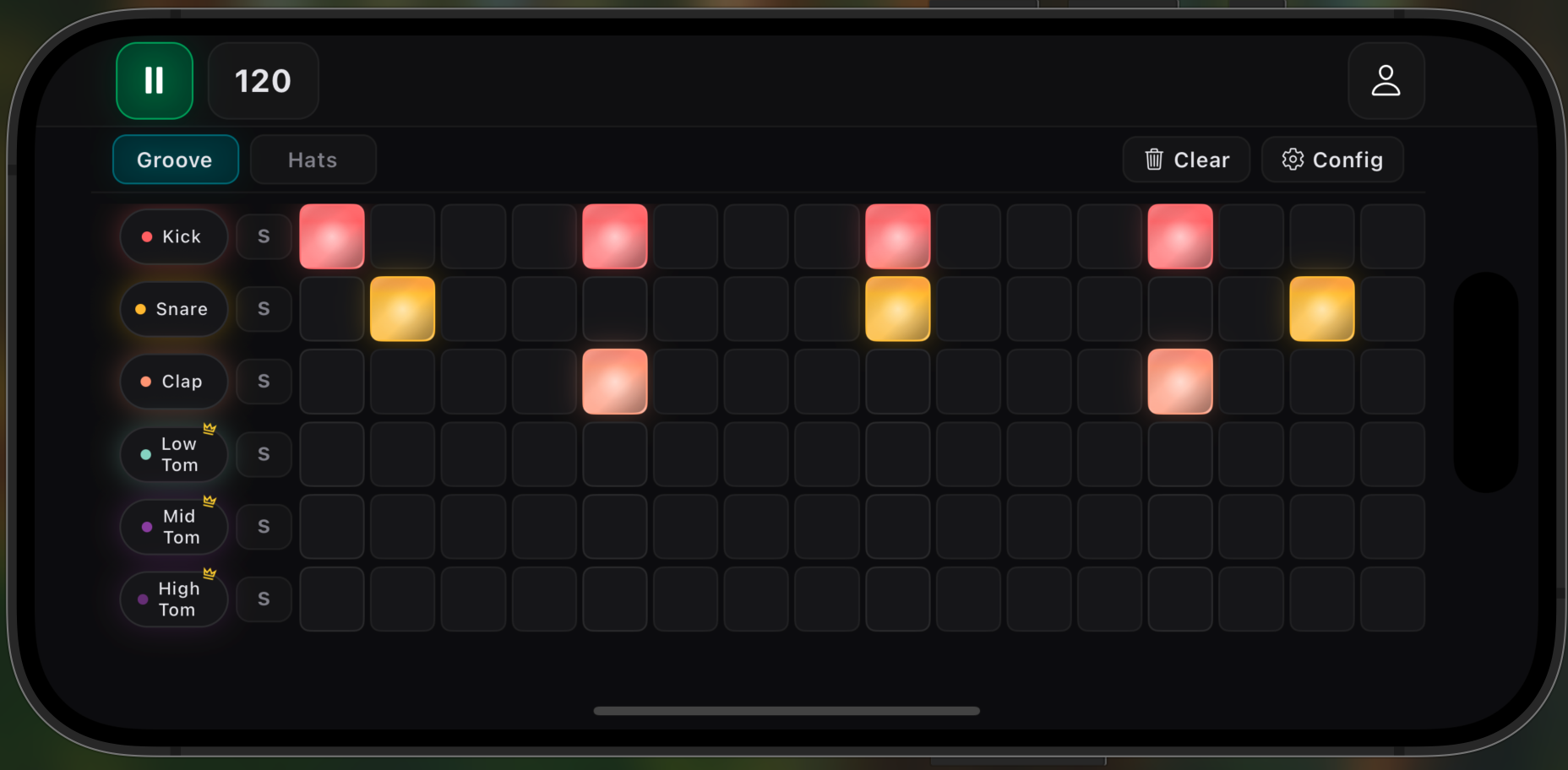 Simply Patterns Drum Machine